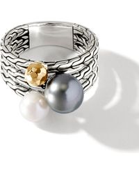 John Hardy - Classic Chain Stack Ring - Lyst