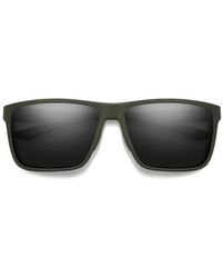 Smith - Riptide 61Mm Chromapop Polarized Sport Square Sunglasses - Lyst