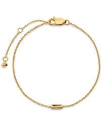 Monica Vinader - Initial Chain Bracelet - Lyst