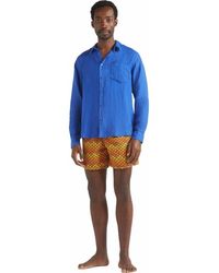 Vilebrequin - Linen Solid Shirt - Lyst