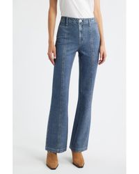 Rag & Bone - Miramar Olivia High Waist Wide Leg Ponte Pants - Lyst