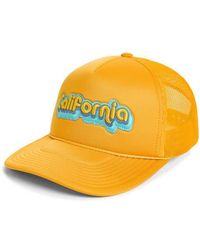 Local Beach - California Patch Trucker Hat - Lyst