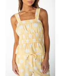 Roxy - West Reef Polka Dot Cotton Tank - Lyst