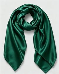 SILKSILKY - Pure Silk Classic Elegant Square Scarf - Lyst