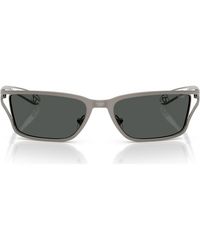 DIESEL - Dl1015 58Mm Rectangular Sunglasses - Lyst