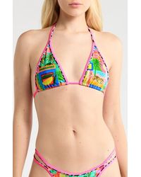 Kulani Kinis - Double Bind Halter Bikini Top - Lyst