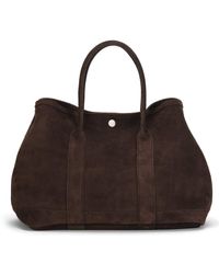 EZRA ARTHUR - Audrey Nubuck Suede Leather Tote Bag - Lyst