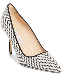 Manolo Blahnik - Bb Pointed Toe Raffia Pump - Lyst