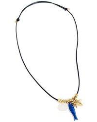 Madewell - Semiprecious Charm Leather Choker Necklace - Lyst