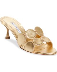 Manolo Blahnik - Haribalmu Kitten Heel Sandal - Lyst