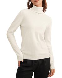 LILYSILK - Pure Cashmere Turtleneck Sweater - Lyst