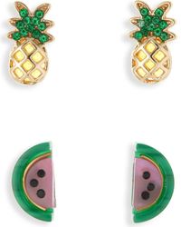 BaubleBar - Set Of 2 Pick Of The Tropics Stud Earrings - Lyst