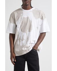 McQueen - Skull Print Graphic T-Shirt - Lyst