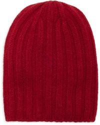 Johnstons of Elgin - Bhaltair Cashmere & Silk Rib Beanie - Lyst