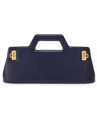 Ferragamo - Wanda East/west Leather Top-handle Bag - Lyst