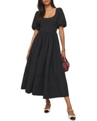 Reformation - Organic Cotton Puff Sleeve Maxi Dress - Lyst