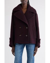 Chloé - Iconic Soft Wool Blend Coat - Lyst