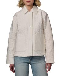 Bernardo - Textured Quilted Snap-Up Jacket - Lyst