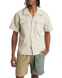 Afield Out - Carbon Short Sleeve Button-up Camp Shirt - Lyst