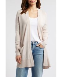 Caslon - Everyday Open Front Cardigan - Lyst