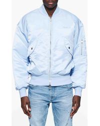 Purple Brand - Oversize Satin Bomber Jacket - Lyst