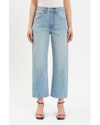 DAZE - Westward High Waist Ankle Barrel Leg Jeans - Lyst