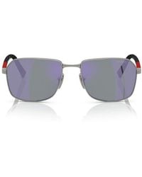 Prada Linea Rossa - 57Mm Rectangular Sunglasses - Lyst