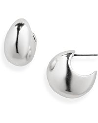Madewell - Sculptural Chunky Hoop Earrings - Lyst