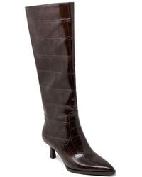 Shu Shop - Vanessa Pointed Toe Knee High Kitten Boot - Lyst