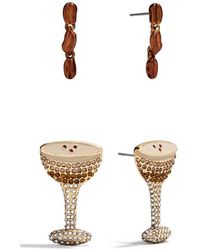 BaubleBar - Looking Brewtiful Set Of 2 Drop Earrings - Lyst