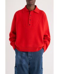 Jacquemus - Wool Cashmere Knitted Polo - Lyst