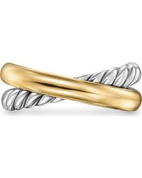 David Yurman - Crossover Two-Row Ring - Lyst