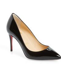Christian Louboutin Pigalle Plato Pointy Toe Platform Pump - Black
