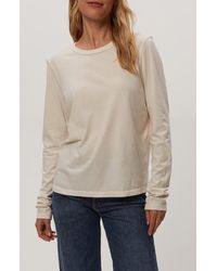Michael Stars - Clarissa Long Sleeve Cotton T-Shirt - Lyst