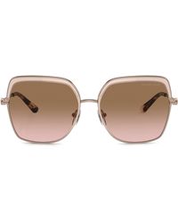 Michael Kors - Greenpoint 57mm Gradient Polarized Square Sunglasses - Lyst
