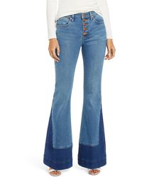wrangler trumpet flare jeans