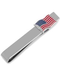 Cufflinks Inc. - Cufflinks Inc. American Flag Tie Bar - Lyst