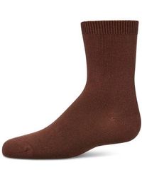 Memoi - Kid's Basic Soft Rayon Crew Socks - Lyst