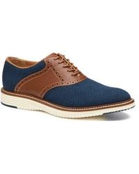 Johnston & Murphy - Upton Knit Saddle Shoe - Lyst