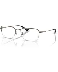 Brooks Brothers - 55Mm Rectangle Optical Glasses - Lyst