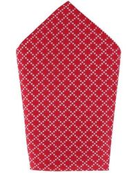 Trafalgar - Rowan Geometric Pattern 12X12 Silk Pocket Square - Lyst
