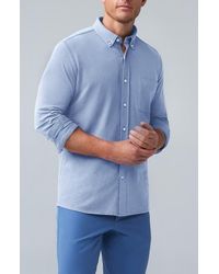Mack Weldon - Cotton Blend Piqué Button-Down Shirt - Lyst