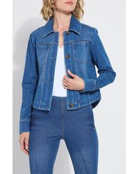 Lyssé - Curve Hem Denim Jacket - Lyst
