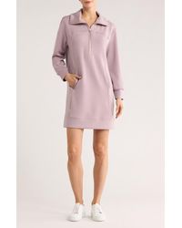 Tommy Bahama - Palm Voyage Half-Zip Long Sleeve Sweatshirt Dress - Lyst
