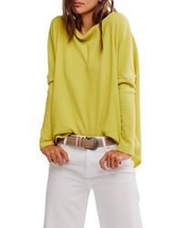 Free People - Latte Oversize Thermal Top - Lyst