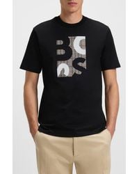 BOSS - H-Thompson Graphic T-Shirt - Lyst