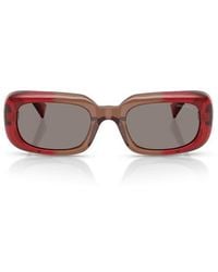 Miu Miu - 52Mm Rectangular Sunglasses - Lyst