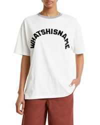 Bode - Flocked Whatshisname Graphic T-shirt - Lyst