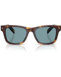 Prada - 55Mm Polarized Rectangular Sunglasses - Lyst