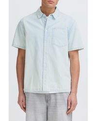 Solid - Rogue Casual Fit Short Sleeve Cotton Button-Up Shirt - Lyst
